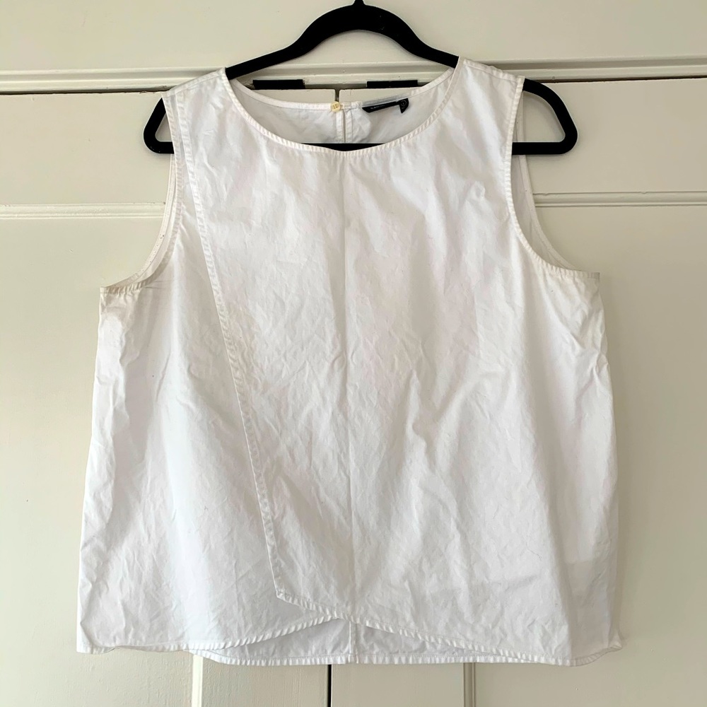 Kate Spade Saturday White Cotton Shell/Tank
